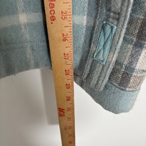 We The Free Oversized Plaid Cabin Point Shirt Jacket With Cozy Side Pockets - Picture 11 of 11